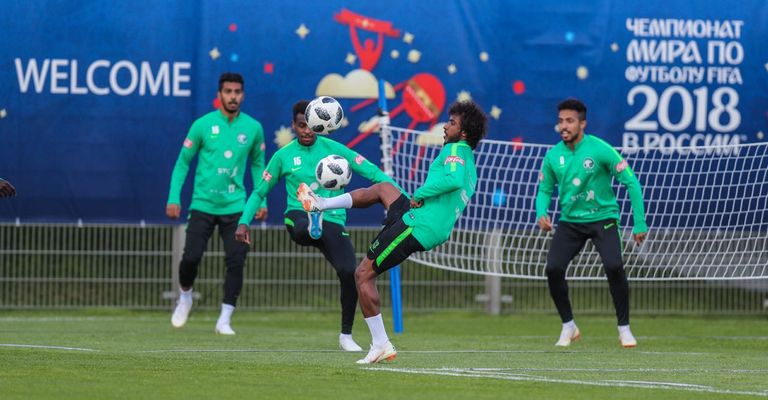 تدريبات المنتخب السعودي
