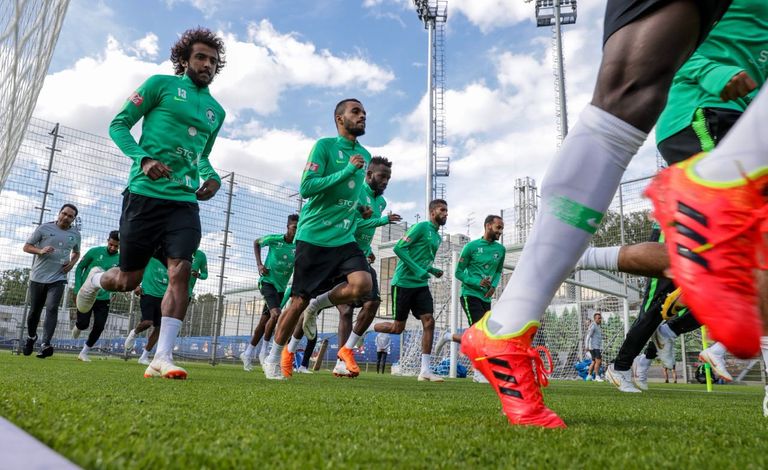 تدريبات المنتخب السعودي