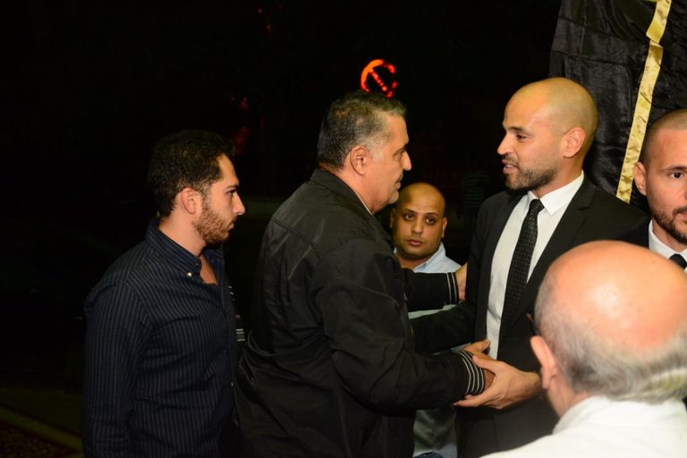 النجمة المصرية بشرى تعزي أبو في وفاة والده