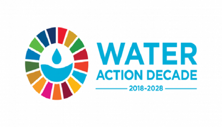 شعار مؤتمر "الماء من أجل التنمية المستدامة 2018 - 2028"