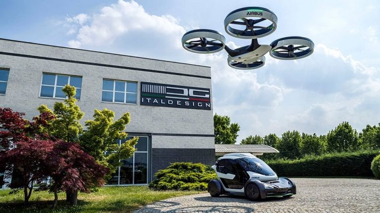 تعاون بين أودي وإيرباص لإنتاج السيارات الطائرة السيارات الطائرة تتحول من حلم إلى حقيقة