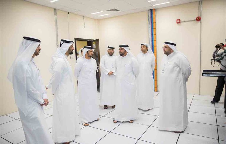 الشيخ سلطان بن أحمد القاسمي يزور "قناة الشرقية"