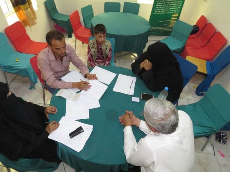 مجموعة من الأطفال المجندين الذين تمت إعادة تأهيلهم