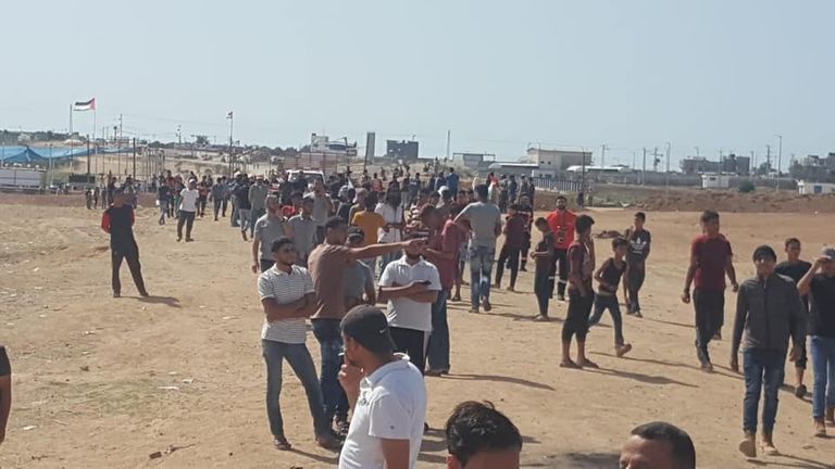 مسيرات جمعة الوفاء للجرحى في غـزة مسيرات جمعة الوفاء للجرحى في غزة