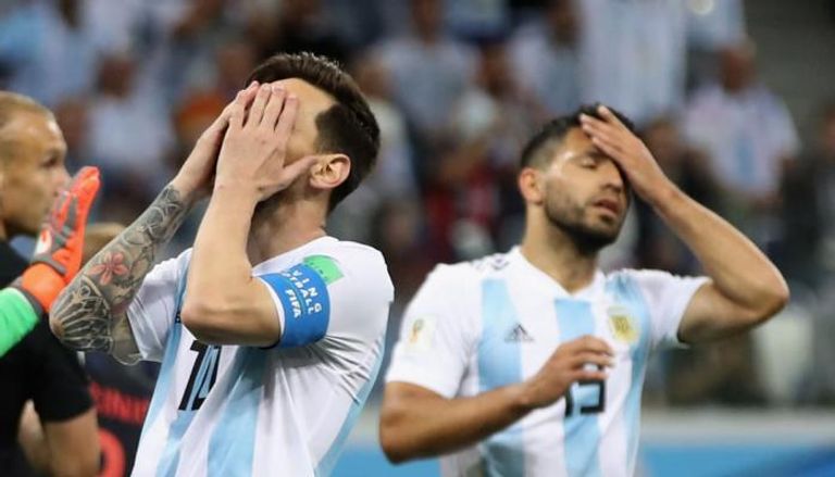 حسرة لاعبي المنتخب الأرجنتيني