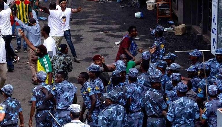 موقع الهجوم الإرهابي في إثيوبيا