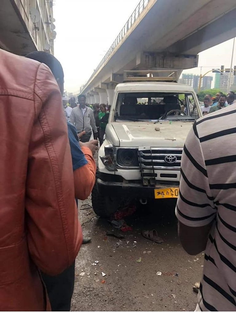 قتلى وجرحى في انفجار استهدف تجمعاً لمؤيدي رئيس الوزراء الإثيوبي