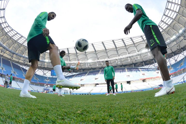 تدريبات المنتخب السعودي