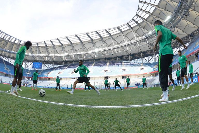 تدريبات المنتخب السعودي