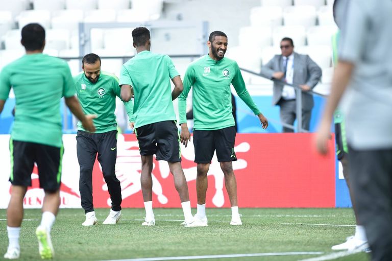 تدريبات المنتخب السعودي