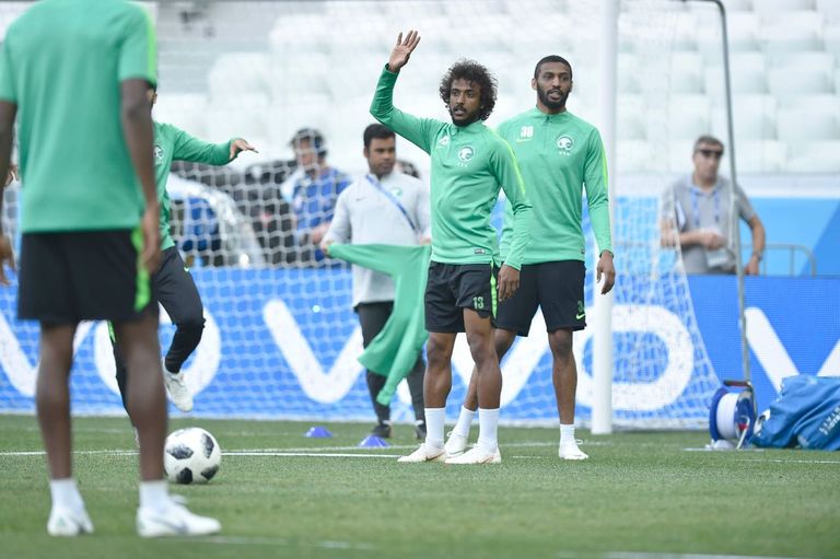 تدريبات المنتخب السعودي