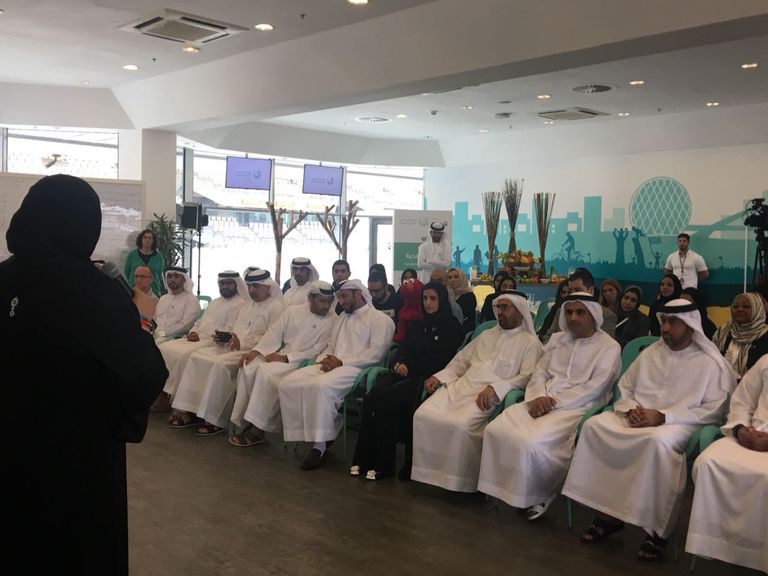 جانب من ورشة مكافحة السمنة في أبوظبي