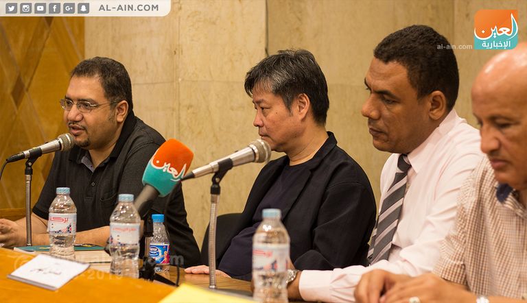 الكاتب الصيني يو هوا عقب لقاء بمكتبة القاهرة الكبرى