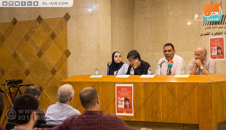 الكاتب الصيني يو هوا عقب لقاء بمكتبة القاهرة الكبرى