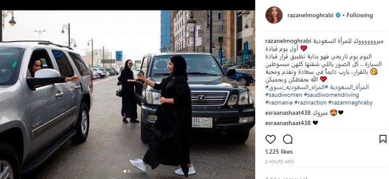 أحلام ونجمات فن عربيات يهنئن المرأة السعودية بقيادة السيارة