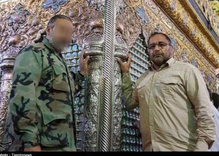 دائي بور في أحد المراقد الشيعية داخل سوريا مليشيا الحرس الثوري الإيراني- أرشيفية