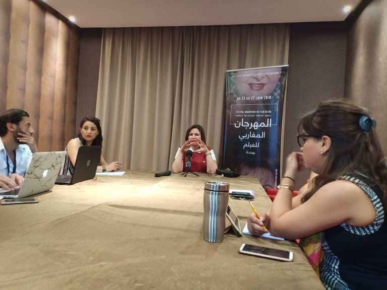 إلهام شاهين بالقفطان المغربي