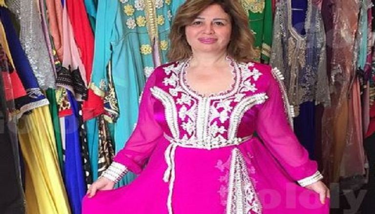 إلهام شاهين بالقفطان المغربي