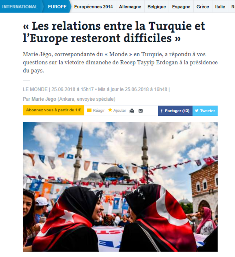 مظاهرات ضد أردوغان في عدة مدن تركية اعتراضاً على تزوير الانتخابات