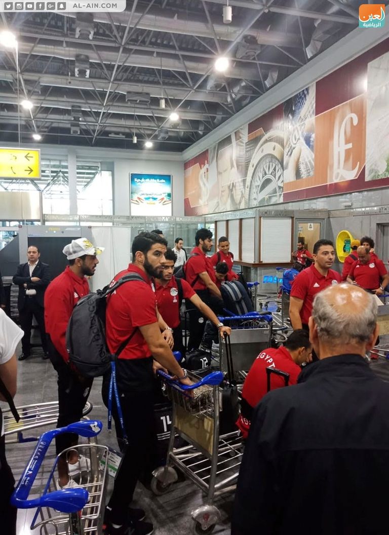 بعثة مصر تصل إلى القاهرة