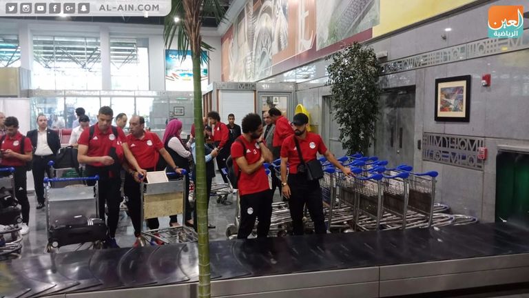 بعثة مصر تصل إلى القاهرة