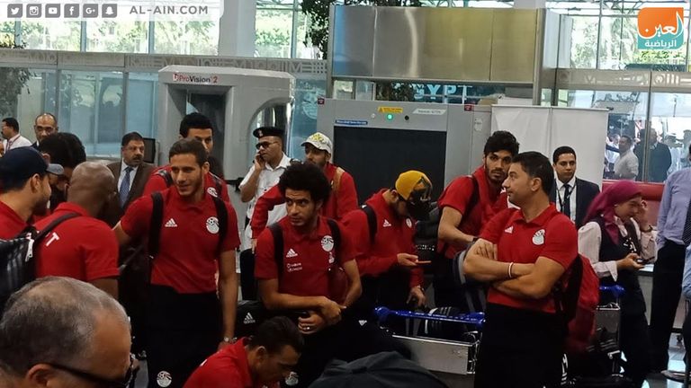 بعثة مصر تصل إلى القاهرة