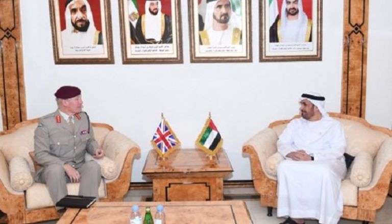 وكيل وزارة الدفاع الإماراتي يستقبل كبير مستشاري الدفاع البريطانيين للشرق الأوسط