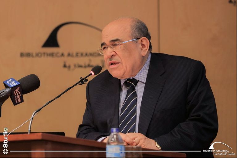 الدكتور مصطفى الفقي والفريق مهاب مميش