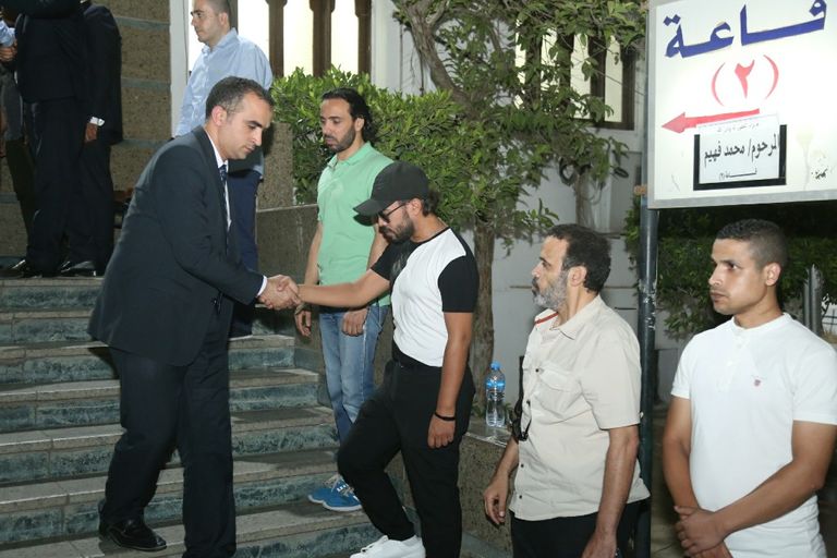 عزاء الحاج محمد فهيم والد الفنان الشاب محمد فهيم