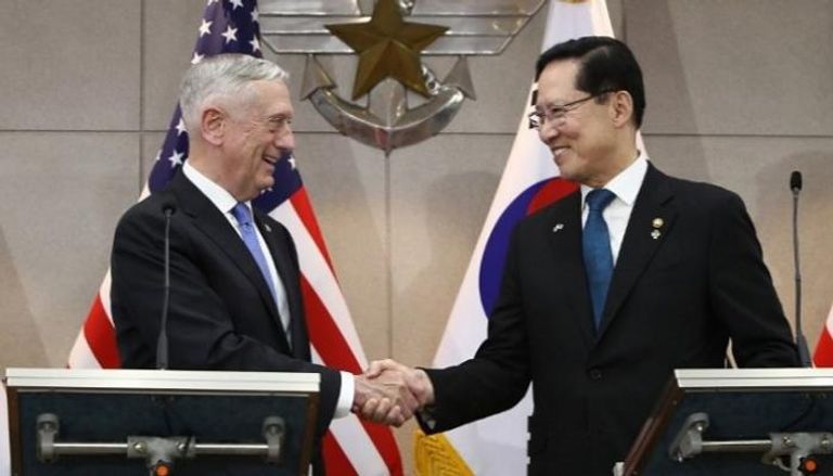 وزير الدفاع الأمريكي ونظيره الكوري الجنوبي