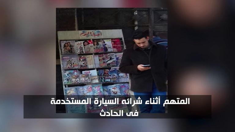 جانب من حادث استهداف موكب مدير أمن الإسكندرية السابق 