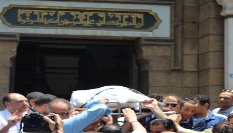 جنازة الفنان المصري مدحت مرسي