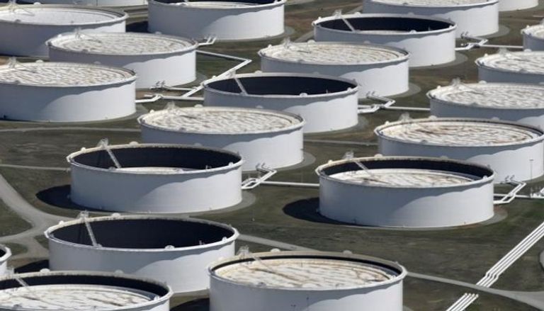 خزانات النفط الخام في ولاية أوكلاهوما