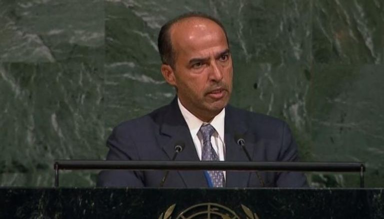 سالم الزعابي خلال كلمته في مؤتمر الأمم المتحدة