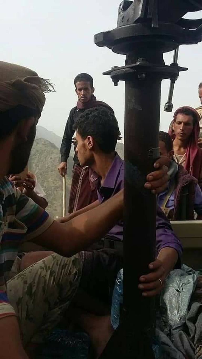 أسرى في جبهة القبيطة قوات تابعة للجيش اليمني - أرشيفية