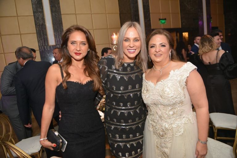 شيكابالا وشيكو وعمر جابر وأيمن يونس في حفل زفاف نجل عمرو الجنايني