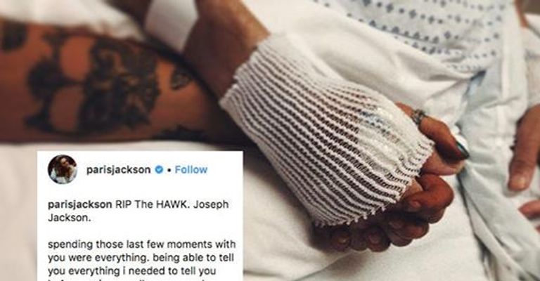 مايكل جاكسون بجوار والده