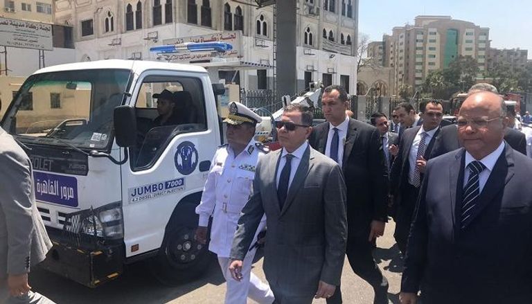وزير الداخلية المصري خلال جولاته التفقدية لشوارع القاهرة