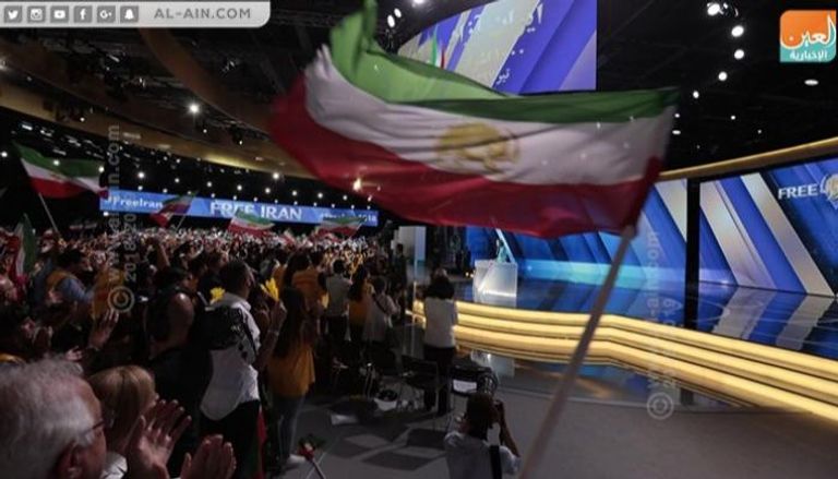 جانب من فعاليات المؤتمر السنوي للمقاومة الإيرانية