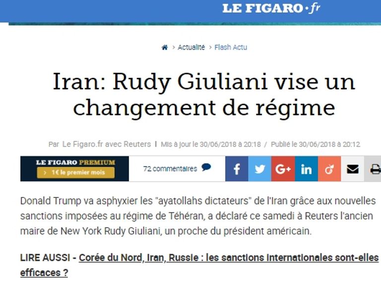 مريم رجوي زعيمة المعارضة الإيرانية