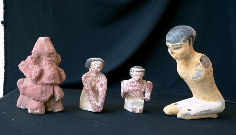 مجموعة من القطع الأثرية التي تستردها مصر من إيطاليا