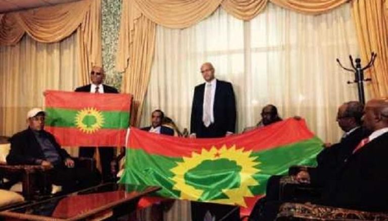 قيادات من "جبهة تحرير أورومو المتحدة" المعارضة في إثيوبيا