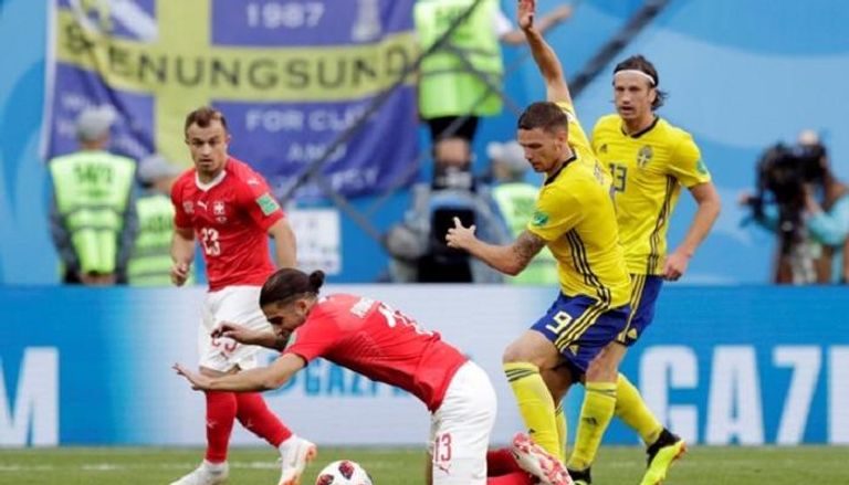 منتخب السويد يتأهل لربع نهائي المونديال