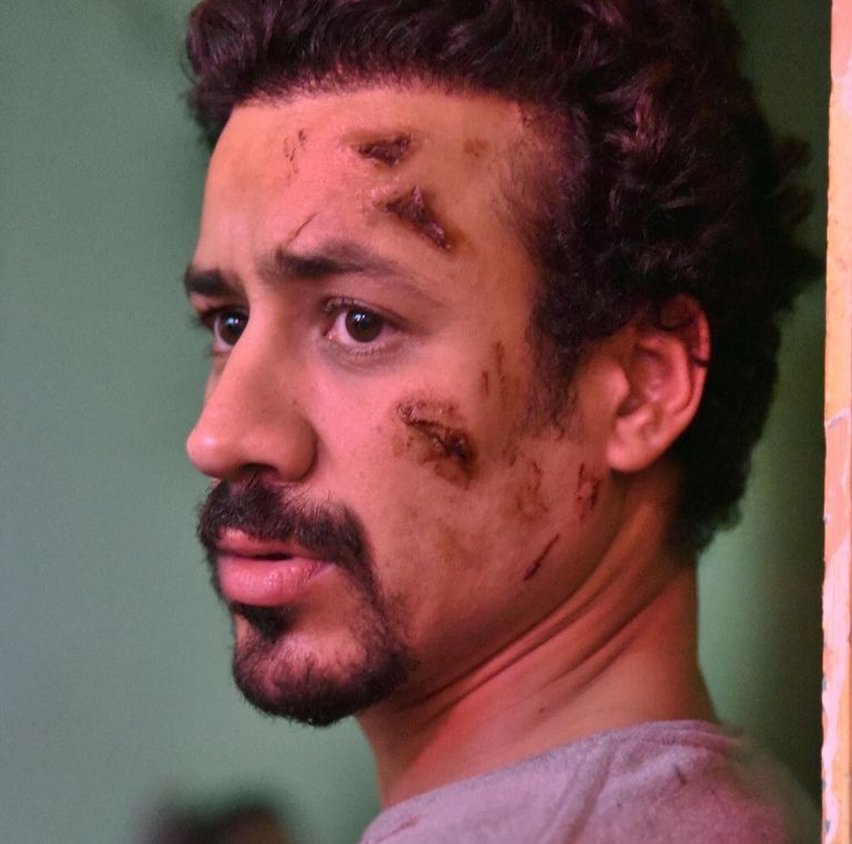 مشهد من الفيلم المصري 122