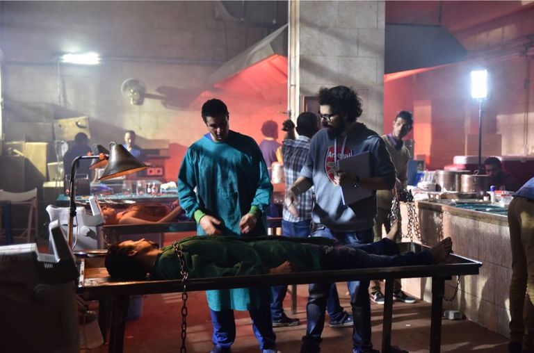 مشهد من الفيلم المصري 122