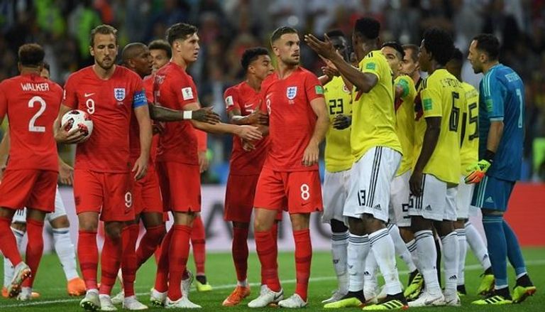 مباراة إنجلترا وكولومبيا   