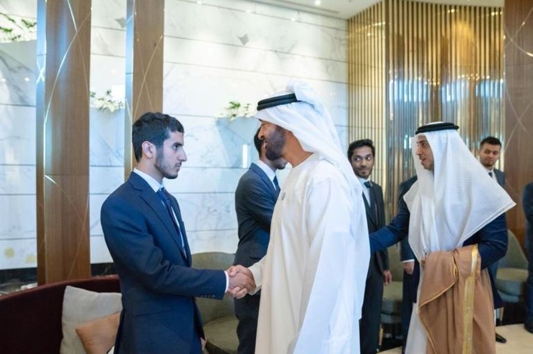  الشيخ محمد بن زايد يلتقي طلبة الإمارات المبتعثين الدارسين بأستانا