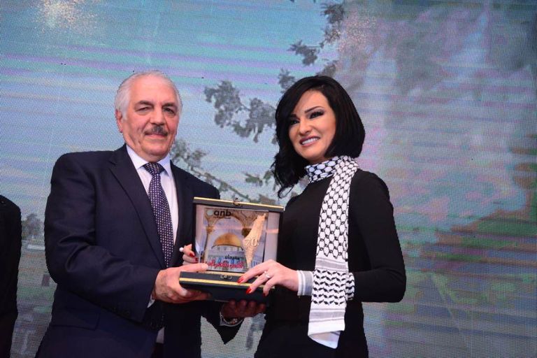 تكريم هاني شاكر في حفل القدس