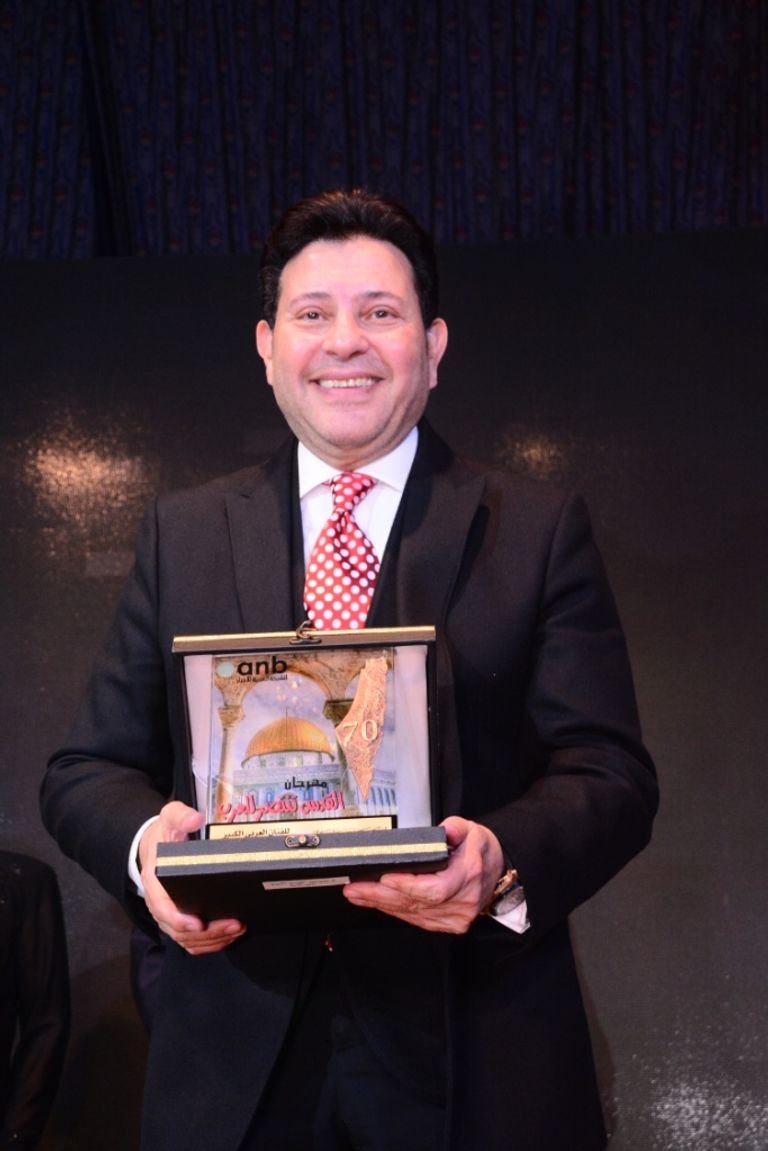 تكريم هاني شاكر في حفل القدس