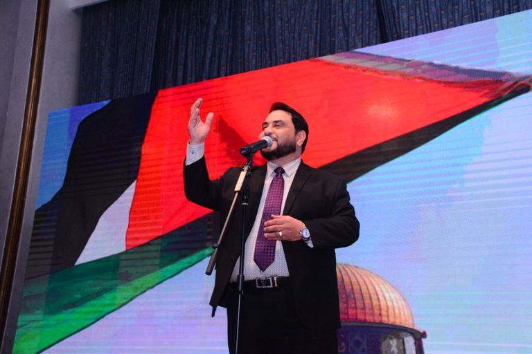 تكريم هاني شاكر في حفل القدس